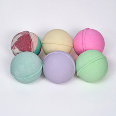 Bath Bombs for Kids with Little Dolly Toys Inside - Made in United States - Large Toys, Natural XXL Bath Bombs (6 Count)