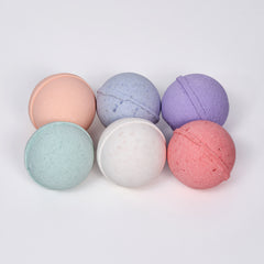 GIFT Set with SEA CREATURES - Bath Bombs with toys inside - 6 Large 5 oz, colorful, moisturizing