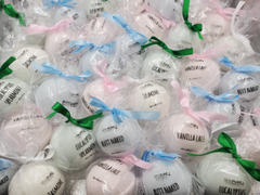 MEN'S 30 Assorted Bath bomb fizzies - 5 oz each, individually wrapped, best assortment - SHIPS FREE