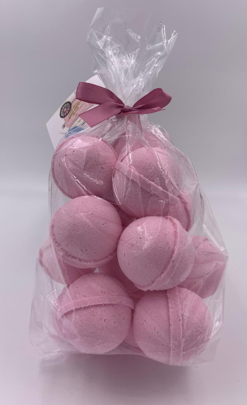 14 bath bombs (Cotton Candy) gift bag bath fizzies, great for kids, ultra moisturizing