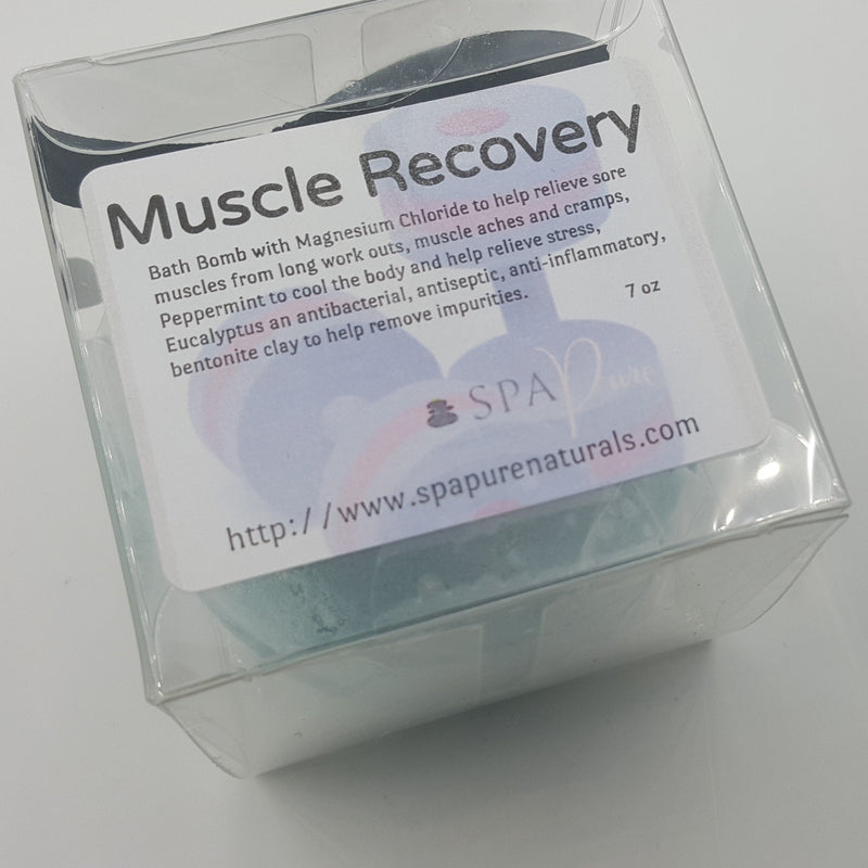 MUSCLE REHAB for Athletes (Muscle Recovery) Bath fizzie XL with Magnesium Chloride helps relieve sore muscles after work outs, muscle aches