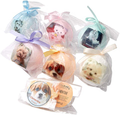 Adorable Kids Bath Bomb Gift Set, 6 Bath Bombs with (ADOPT-A-PUPPY) toys inside