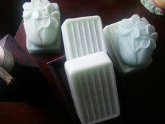 Handmade Gift Soaps Issey Miyake Plumeria Flower ultra-rich Shea and Cocoa butter goats milk, 4 oz each