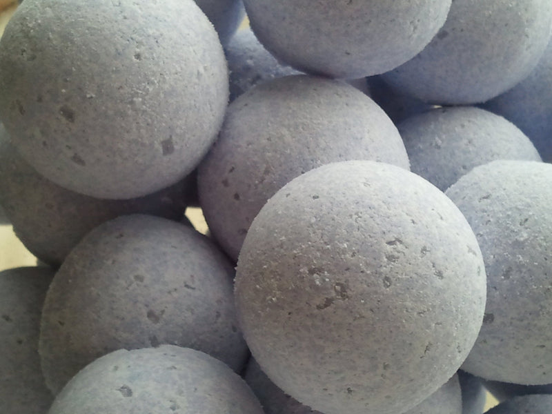 14 bath bombs in Calabrian Bergamot & Violet scent, gift bag bath fizzies, great for dry skin, shea, cocoa, 7 ultra rich oils