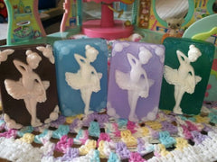 Ballerina Gift Soap Goat Milk with Shea Butter, 3.5 oz each, customize scent and color