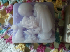 Kissing Couple Gift Soap Goat Milk and Shea Butter, 4 oz each, customize