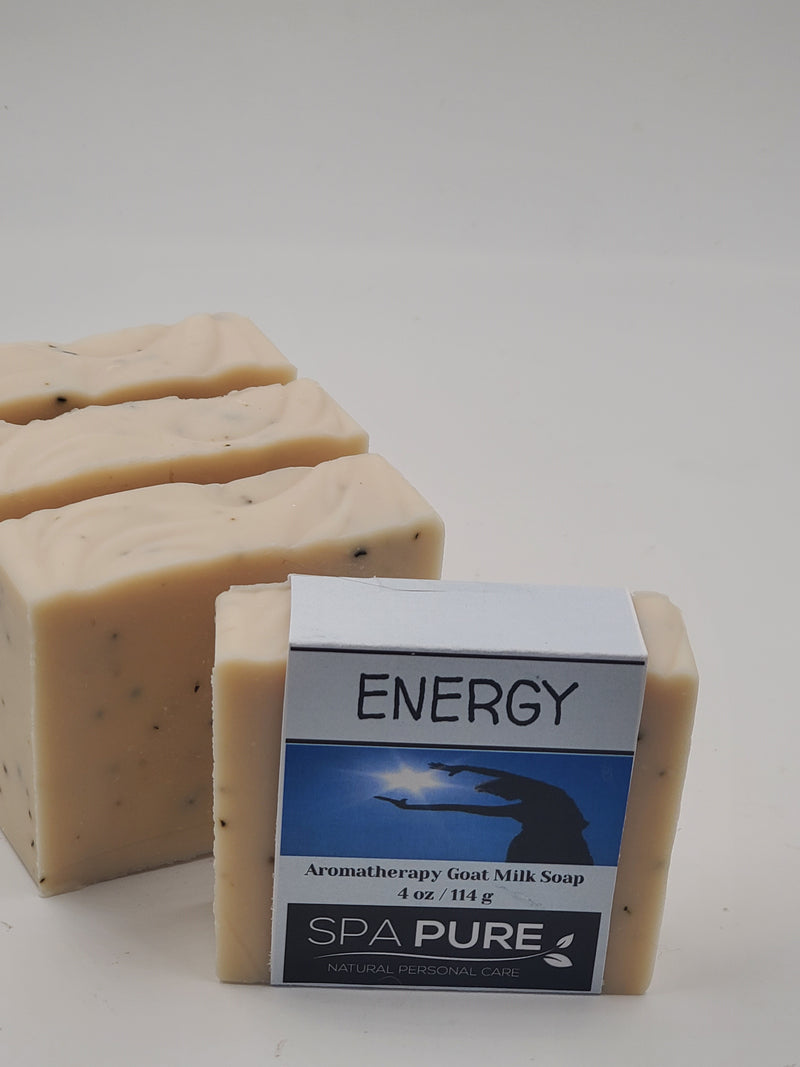 Spa Pure Handmade Aromatherapy Soap, Goat Milk Soap, Artisan Soap, Herbal Aromatherapy Essential Oil Soap, 5 oz